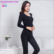 Thermal Underwear set Woman winter clothing Warm suit Long - plusminusco.com