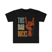 Bu Baba Rocks Rock N Roll Metal Tişörtler, Rock n Roll Gömlek, Babaya Metal Tişört Hediyesi, Babalar Günü Hediyesi, Ona Hediye, Baba Gömlek - plusminusco.com