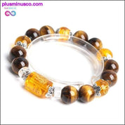 Tiger Eyes Stone Beads Armband & Armband Smycken Lucky - plusminusco.com