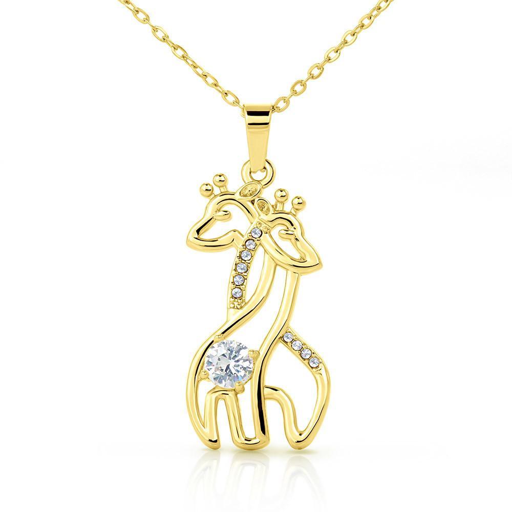 An meine Tochter, Giraffen-Halskette, Geschenk von Mama, Geburtstag – plusminusco.com