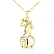 Sa aking anak, Giraffe necklace, Regalo mula kay nanay, Birthday - plusminusco.com