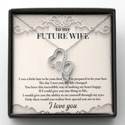 Náhrdelník To My Future Wife, zásnubní dárek pro budoucí manželku, - plusminusco.com
