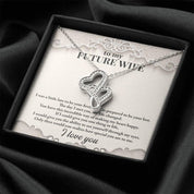 Naszyjnik dla mojej przyszłej żony, prezent zaręczynowy dla przyszłej żony, - plusminusco.com