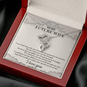 Collana alla mia futura moglie, regalo di fidanzamento per la futura moglie, - plusminusco.com