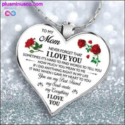 To My Mom Grandma Daughter Heart Necklace Silver Color Chain - plusminusco.com