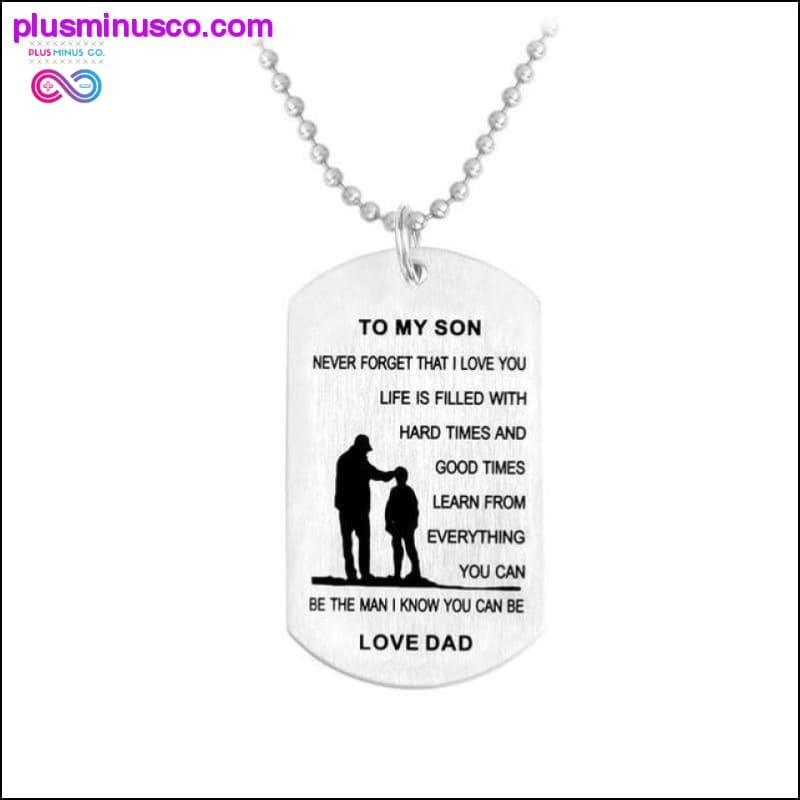 To My Son/Daughter-LOVE DAD/MOM Jewelry - plusminusco.com