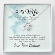 To My Wife Necklace - Anniversary Gift for Wife, Birthday - plusminusco.com