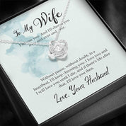 To My Wife Necklace - Anniversary Gift for Wife, Birthday - plusminusco.com