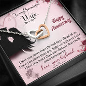 Ogrlica To My Wife - Poklon za godišnjicu za ženu, rođendan - plusminusco.com