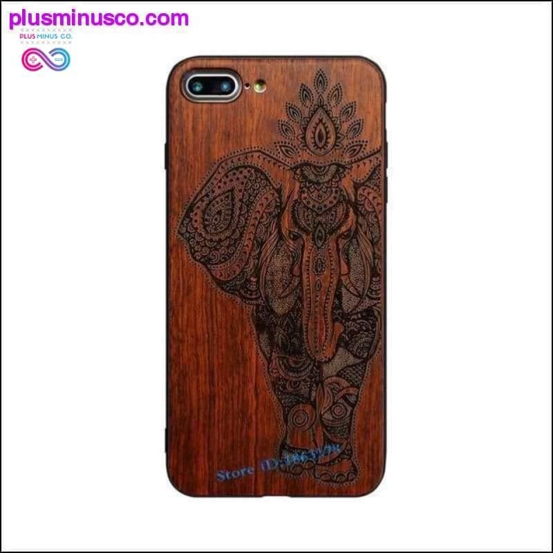 Totem Design for Bamboo Wood Phone Cases For iPhone - plusminusco.com