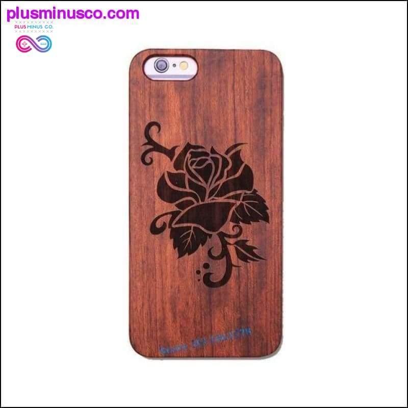 Totem Design bambusz fa telefontokokhoz iPhone-hoz - plusminusco.com