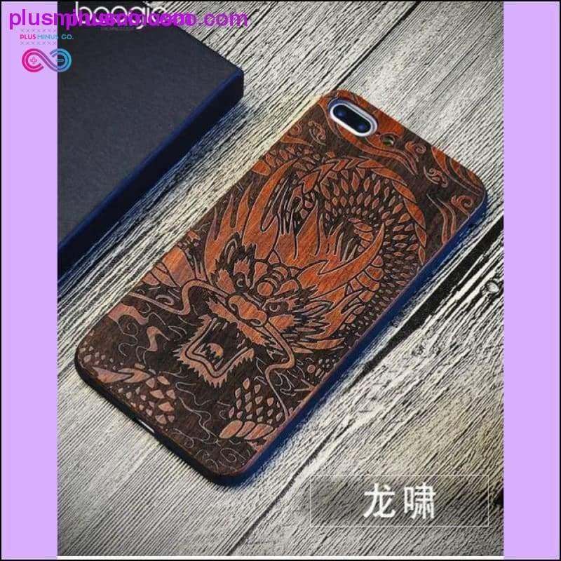 Totem Design til Bamboo Wood telefontasker til iPhone - plusminusco.com