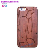 تصميم الطوطم لحافظات هواتف iPhone المصنوعة من خشب الخيزران - plusminusco.com