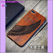 Totēma dizains bambusa koka tālruņu futrāļiem iPhone — plusminusco.com