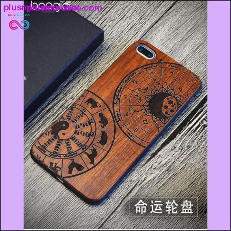 Totem Design til Bamboo Wood telefontasker til iPhone - plusminusco.com