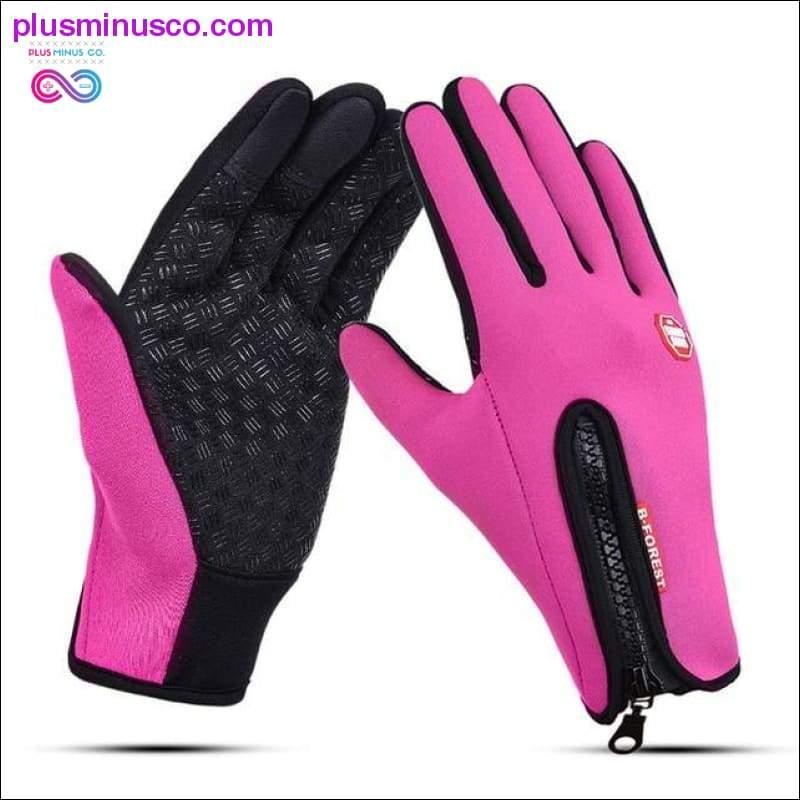Спортивні рукавички для активного відпочинку на відкритому повітрі з сенсорним екраном, унісекс, зима - plusminusco.com