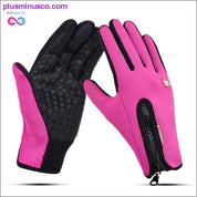 Αντιανεμικά αθλητικά γάντια εξωτερικού χώρου με οθόνη αφής, Unisex Winter - plusminusco.com