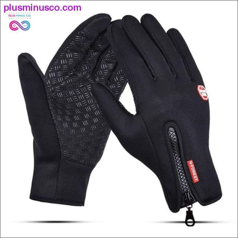 Vjetrootporne rukavice za vanjske sportove s dodirnim zaslonom, unisex zimske - plusminusco.com