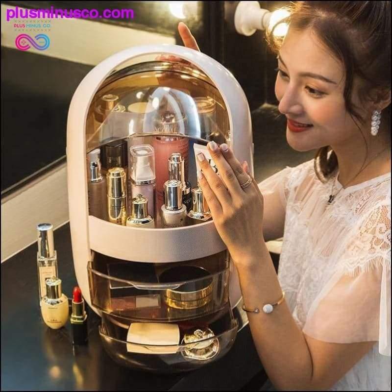 Transparent Cosmetic Organizer Creative Makeup Storage Box - plusminusco.com