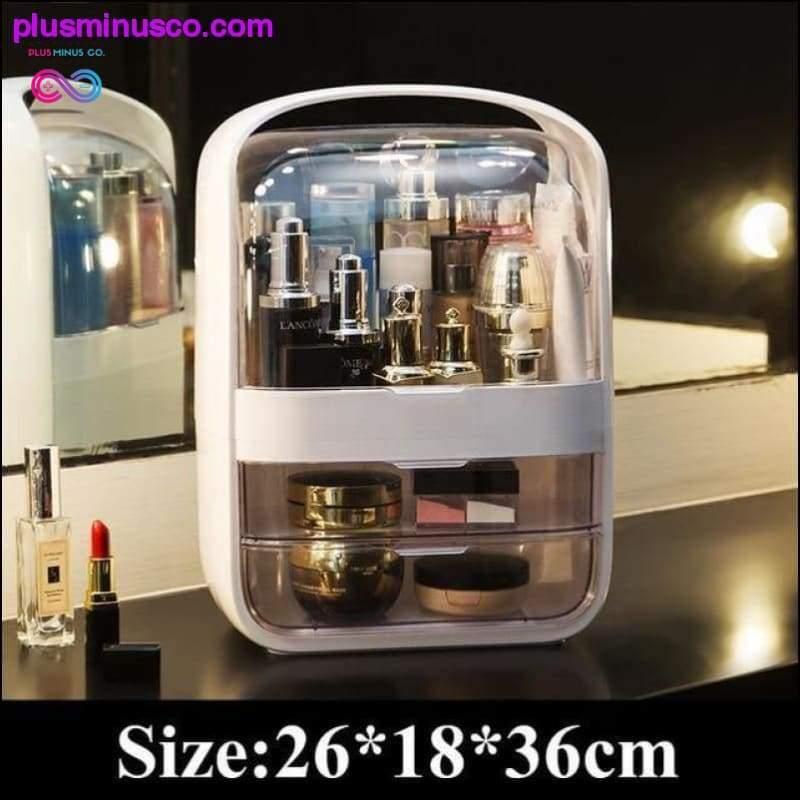 Transparent Cosmetic Organizer Creative Makeup Storage Box - plusminusco.com