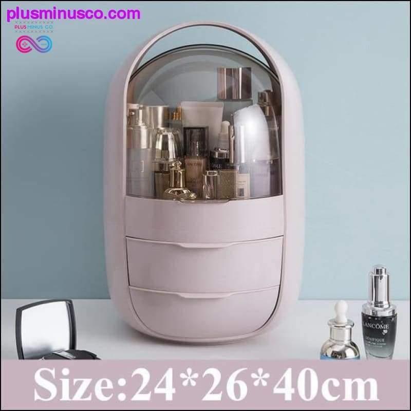 Transparent Cosmetic Organizer Creative Makeup Storage Box - plusminusco.com