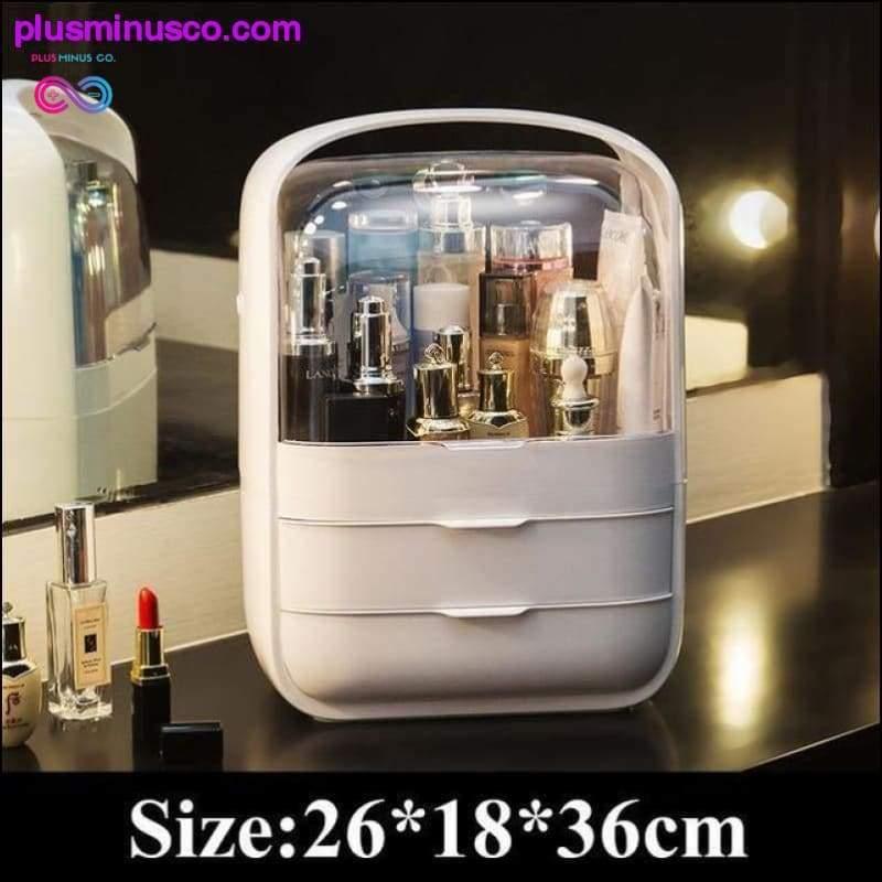 Transparent Cosmetic Organizer Creative Makeup Storage Box - plusminusco.com