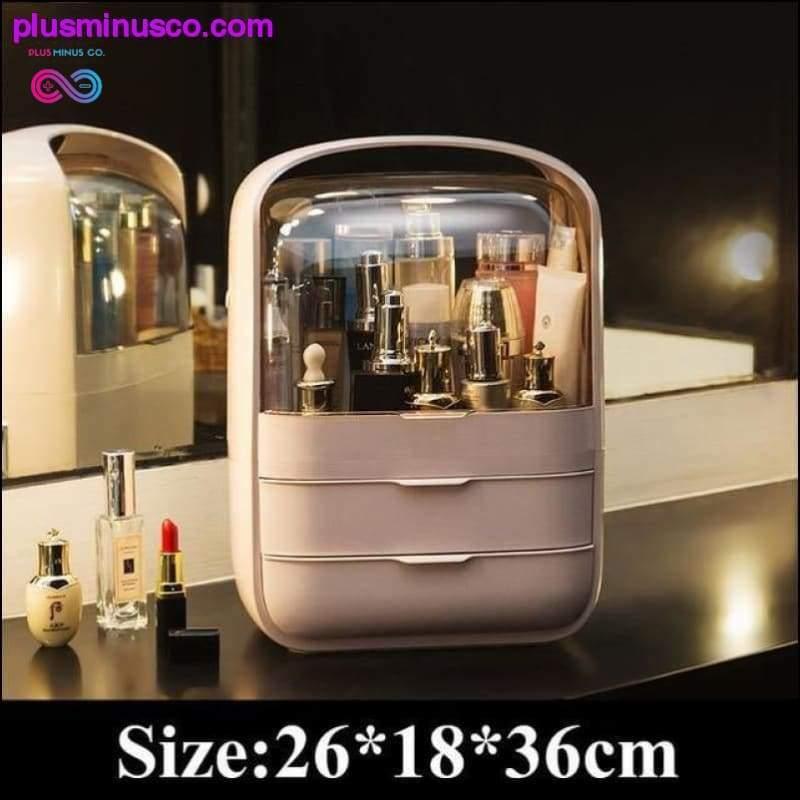 Priehľadný kozmetický organizér Creative Makeup Storage Box - plusminusco.com