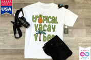 „Tropical Vacay Vibes“ marškinėliai, „Pineapple Palm Trees“ retro marškinėliai, „Vacay Vibes“, „Tropical“ marškinėliai, „Travel Tee“ marškinėliai, „Vacay Mode“ marškinėliai, „Vacay Mode“, - plusminusco.com