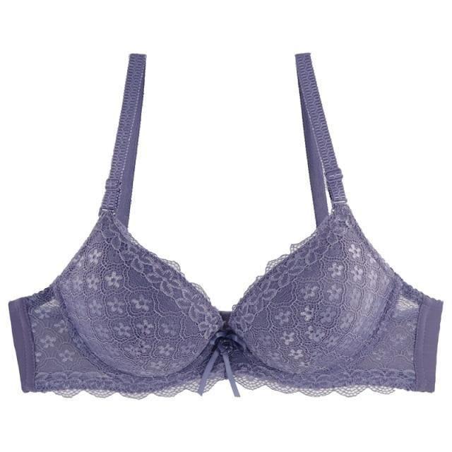 Two-color Thick Doble Layer Padded Push Up Bra Sexy Lingerie - plusminusco.com