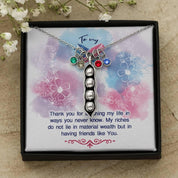 Two Peas in a Pod Bestfriend Necklace, Gift for Bestfriend, - plusminusco.com