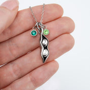 Two Peas in a Pod Bestfriend Necklace, Gift for Bestfriend, - plusminusco.com