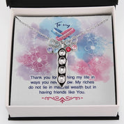 Two Peas in a Pod Bestfriend Necklace, Gift for Bestfriend, - plusminusco.com