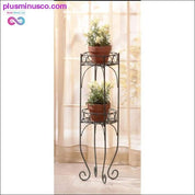 Two Tier Plant Stand ll Plusminusco.com Garden Decor, home decor - plusminusco.com