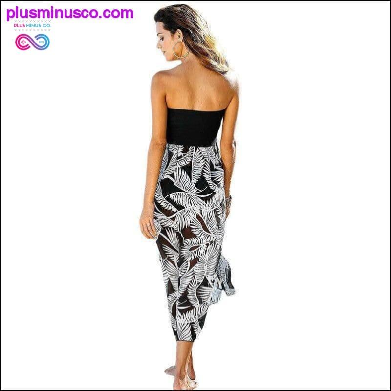 Plážová sukně s jedinečným střapcem s vícebarevným potiskem - plusminusco.com