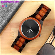 ساعة يد خشبية فريدة من نوعها - plusminusco.com
