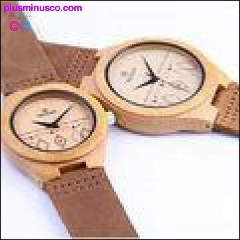 Unikāls koka rokas pulkstenis - plusminusco.com