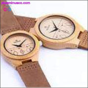 Unique Wood Wrist Watch - plusminusco.com