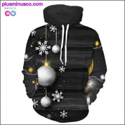 Unisex 3D-Kapuzenpullover mit Weihnachtsmann-Aufdruck, ideales Weihnachtsgeschenk – plusminusco.com