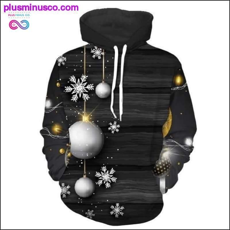 Uniszex 3D Mikulás mintás pulóverek Ideális karácsonyi ajándék - plusminusco.com