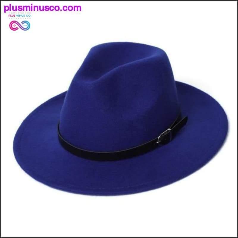 Unisex Fedora šešir Zimske kape od filca od imitacije vune za - plusminusco.com