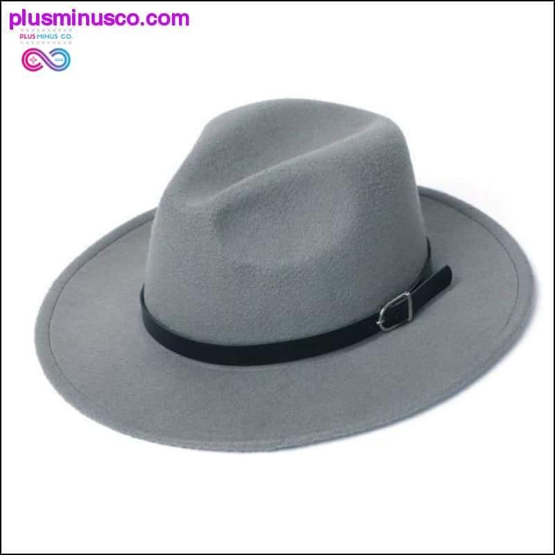 Unisex Fedora šešir Zimske kape od filca od imitacije vune za - plusminusco.com