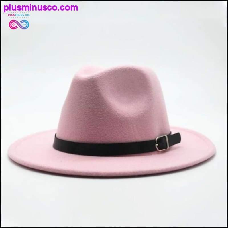 유니섹스 페도라 탑 재즈 모자 유럽계 미국인 || -plusminusco.com
