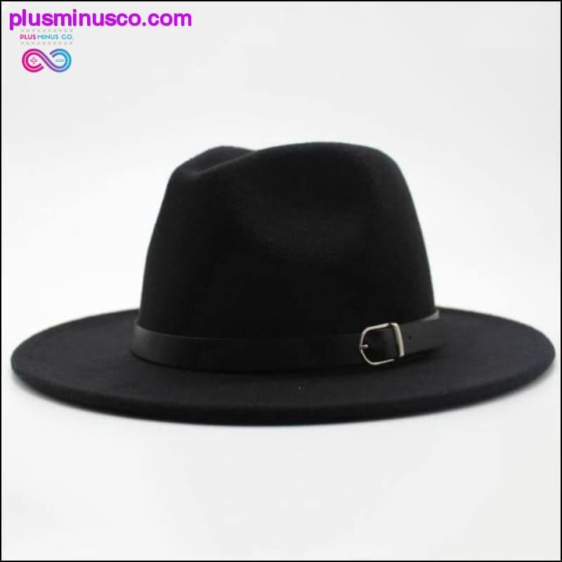 유니섹스 페도라 탑 재즈 모자 유럽계 미국인 || -plusminusco.com