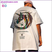 Unisex Unicorn Reflective Print Casual T Shirt Men Women - plusminusco.com
