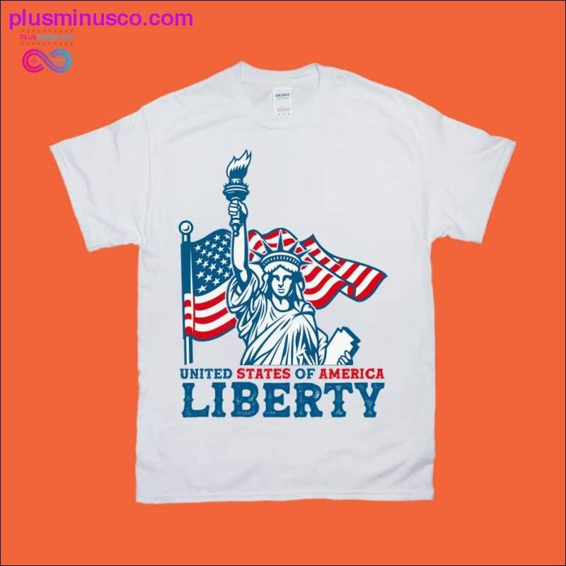 United States of America | Liberty | American Flag T-Shirts - plusminusco.com
