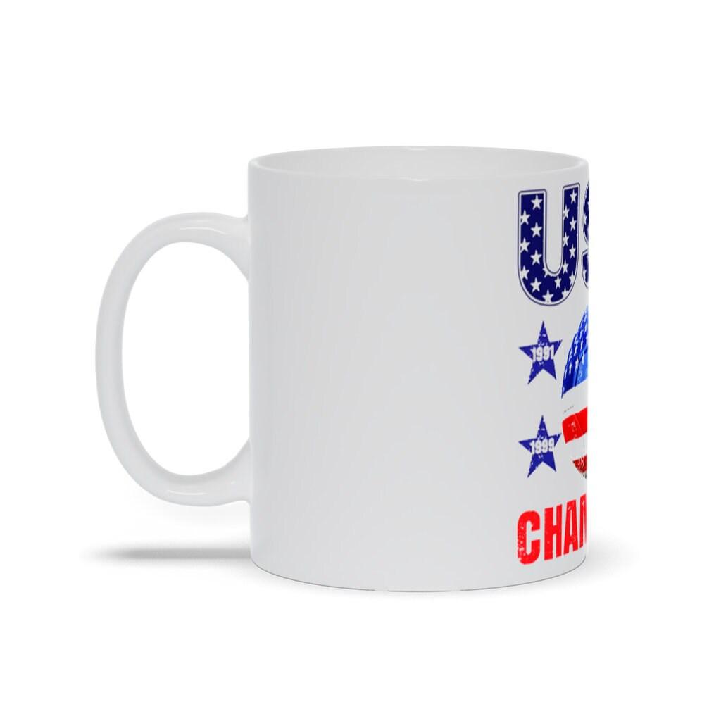 Usa Champion Mugs, USA Football Champion, Fourth of July, American Pride, Football, Patriotic Fan, Soccer Player, - plusminusco.com