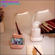 Lampe de bureau LED rechargeable par USB, réglage de la gradation tactile - plusminusco.com