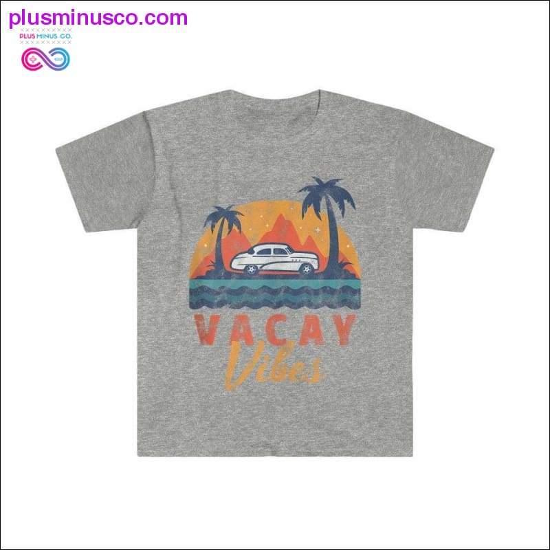 Vacay Vibes Summer Retro-inspired Design T-shirt - plusminusco.com