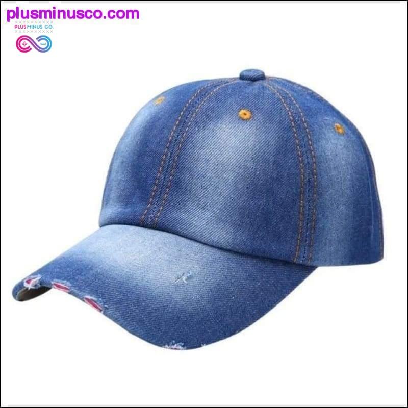Vintage kovboju beisbola cepure sievietēm, regulējama vīriešu mode — plusminusco.com