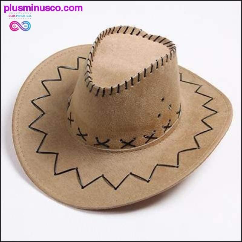 Вінтажний шкіряний ковбойський капелюх 16 кольорів - plusminusco.com